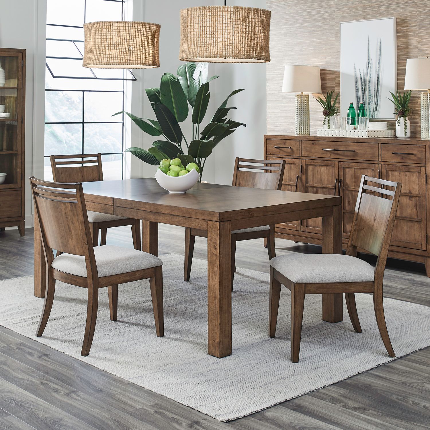 936-dr-o5rls_large Opt 5 Piece Rectangular Table Set - Image 1
